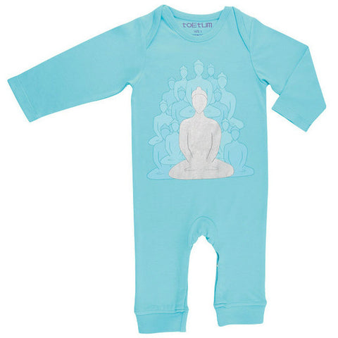 Buddha Romper Blue for Boys